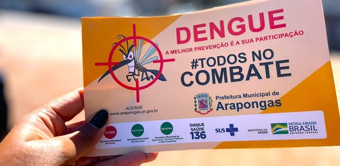  Arapongas apresenta 1.556 casos confirmados de dengue