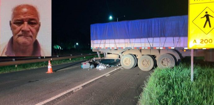 Identificado idoso que morreu em trágico acidente na BR-369 em Arapongas