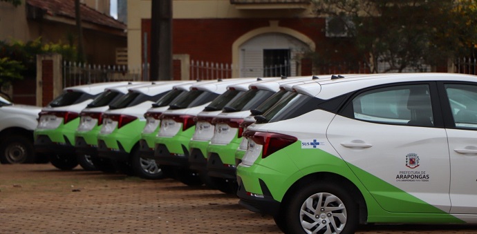 Arapongas: Prefeitura realiza entrega oficial de 10 novos veículos para a Saúde nesta quinta-feira (28)