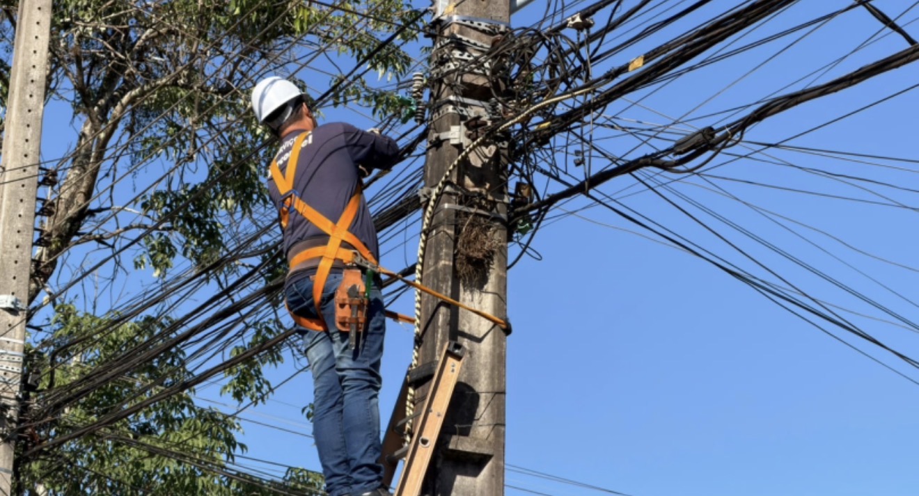 Copel informa que Arapongas terá mutirão de regularização de cabos de telecom