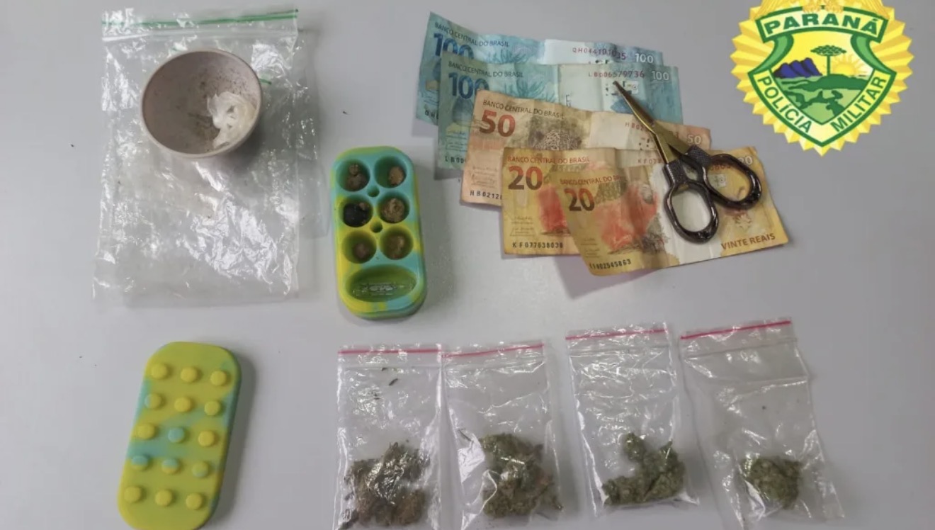 Drogas na mochila levam mulher à prisão em Arapongas