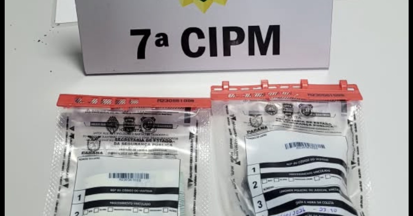 Homem é preso com 30 porções de maconha prontas para venda em Arapongas