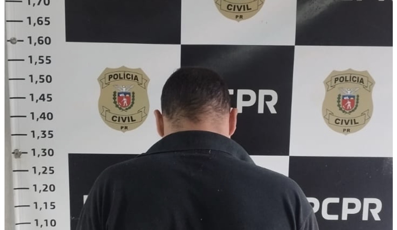 Homem quebra porta de vidro de loja, furta joias e acaba preso horas depois em Arapongas