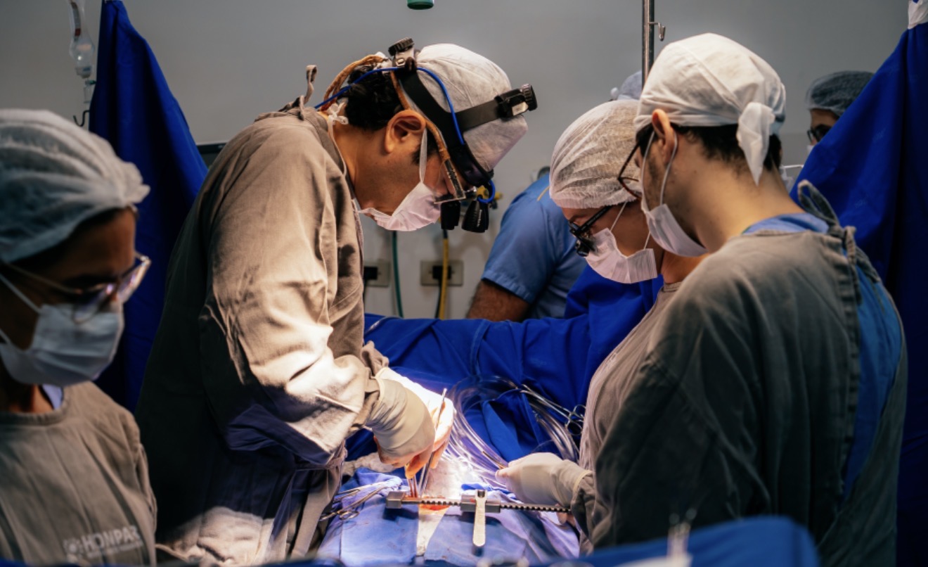 Honpar realiza o primeiro transplante de válvula cardíaca pulmonar e amplia a referência em transplantes no Paraná