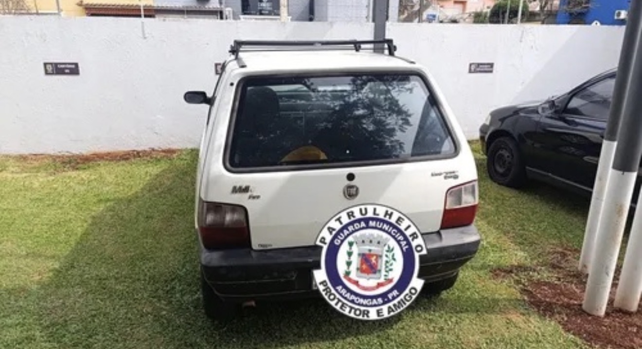 Motorista foge após acidente com ciclista, mas é localizado pela Guarda Municipal em Arapongas