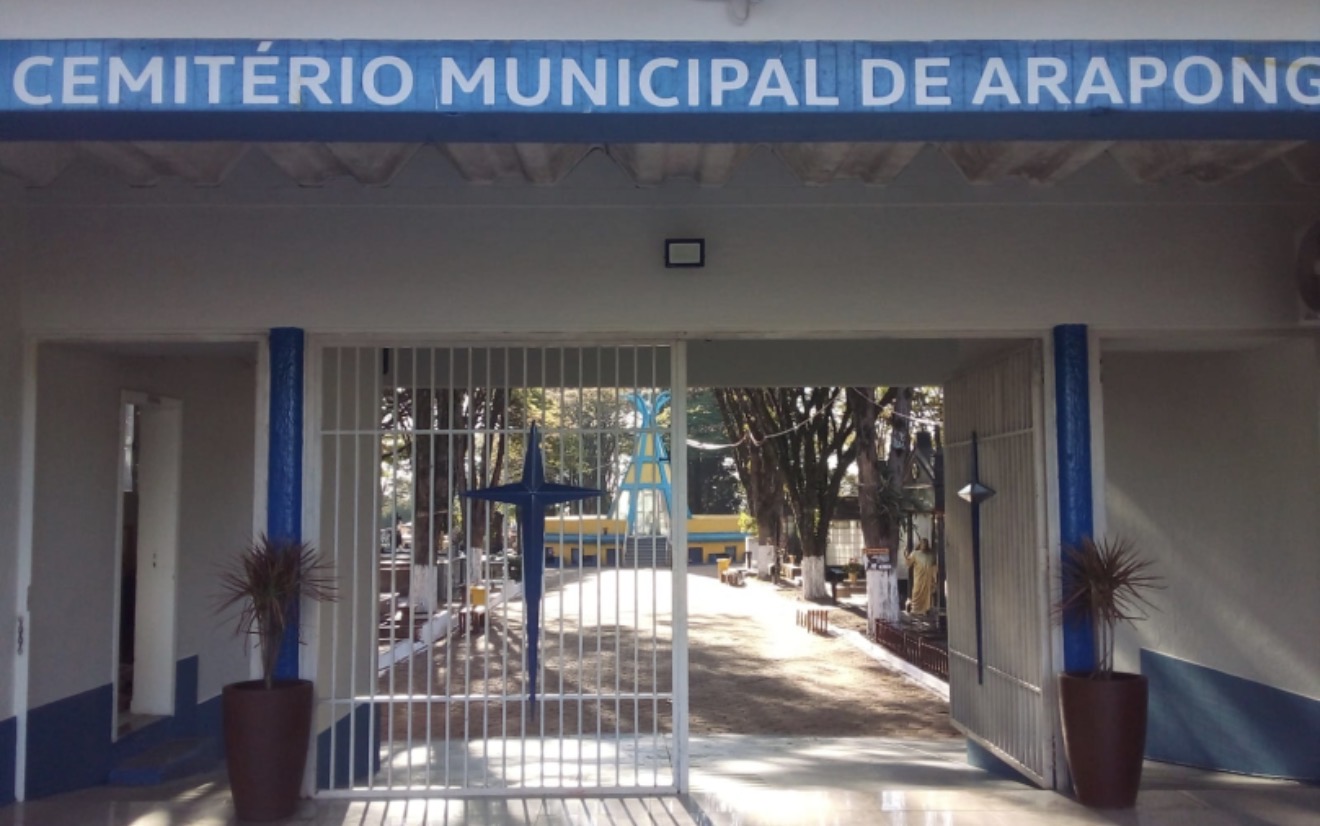 Prefeitura de Arapongas divulga prazo para reformas e limpezas nos túmulos para o Finados