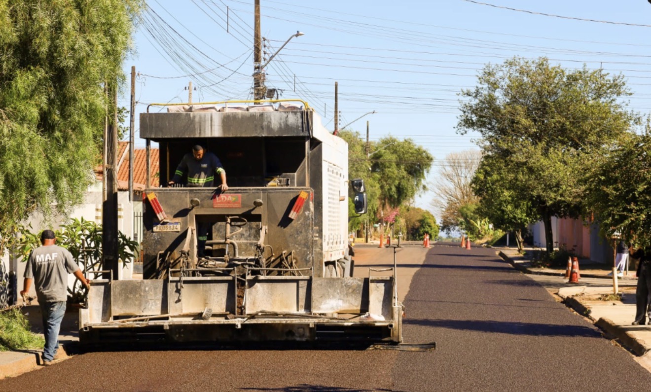 Recuperação com micropavimento avança no Alto da Boa Vista em Arapongas